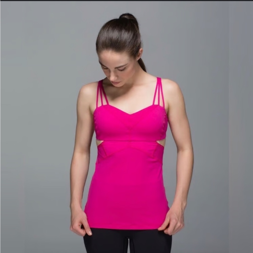 HOT PINK lululemon athletica Exquisite Tank II in Magenta